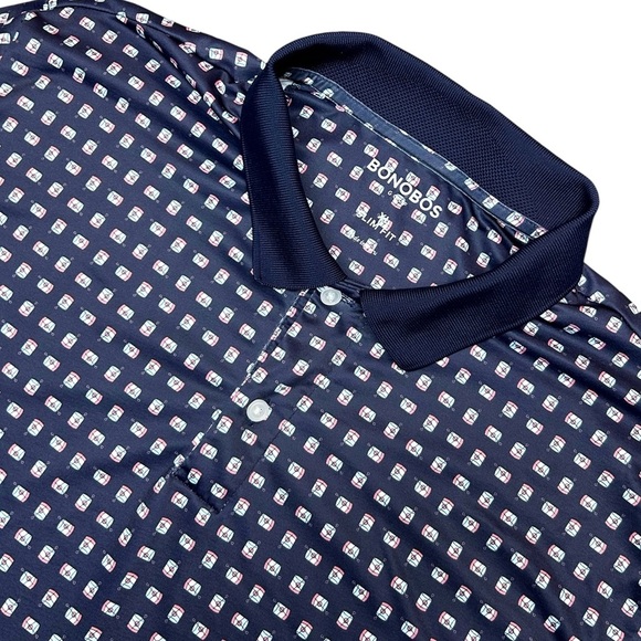 Bonobos The Tour Golf Polo Shirt Navy Size XL - Picture 4 of 8